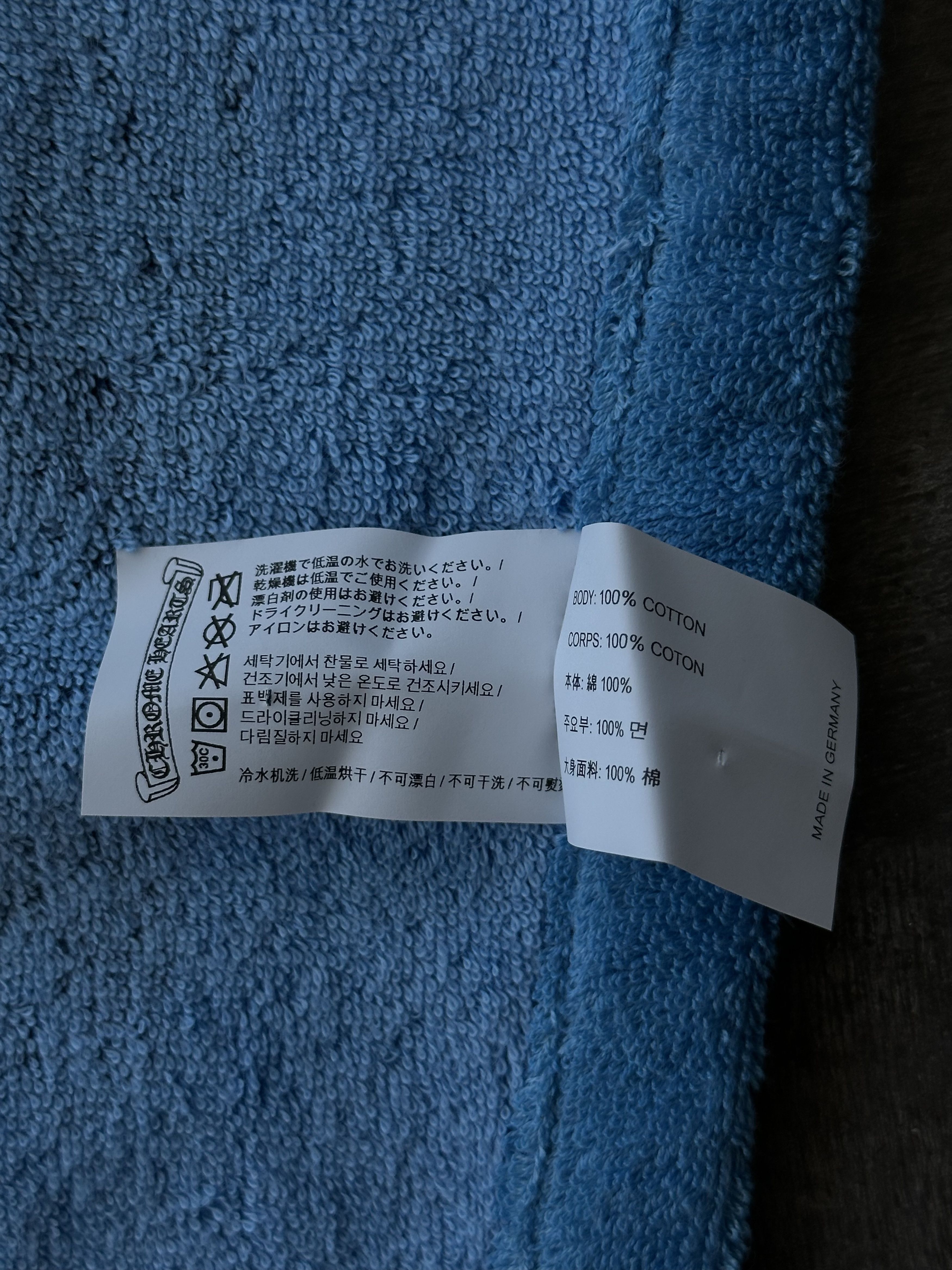 Chrome Hearts Chrome Hearts Blue & Navy Graphic Towel Size ONE SIZE - 4 Thumbnail