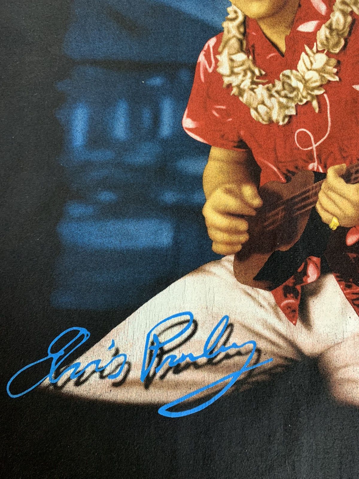 Band Tees × Vintage Elvis Presley Blue Hawaii Bootleg T-shirt Size US XL / EU 56 / 4 - 6 Thumbnail