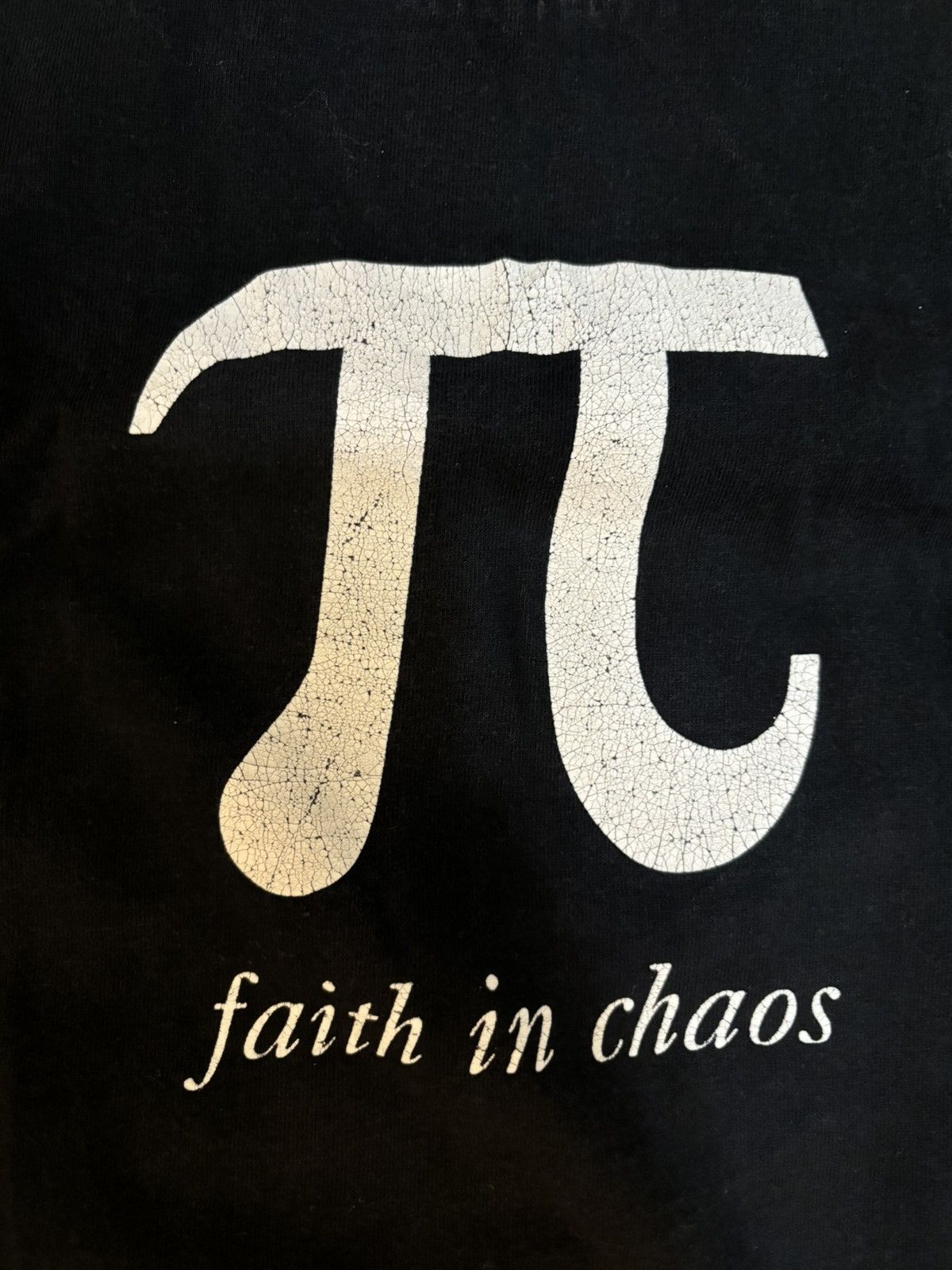 Vintage Rare Vintage 90s Pi Faith in Chaos Darren Aronofsky Movie T Size US XL / EU 56 / 4 - 7 Thumbnail