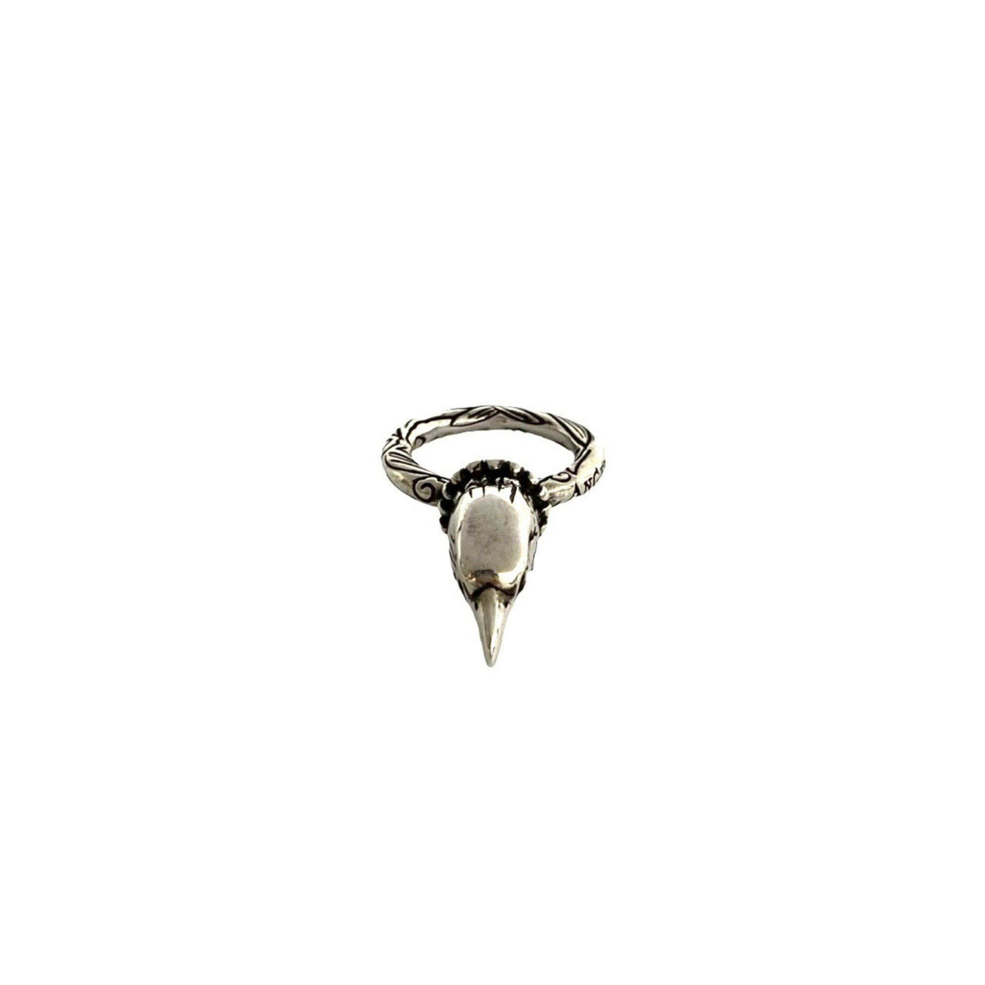 Gucci GUCCI Anger Forest Eagle Head Ring in 925 Sterling Silver, Women's, 34278 Size ONE SIZE - 1 Thumbnail