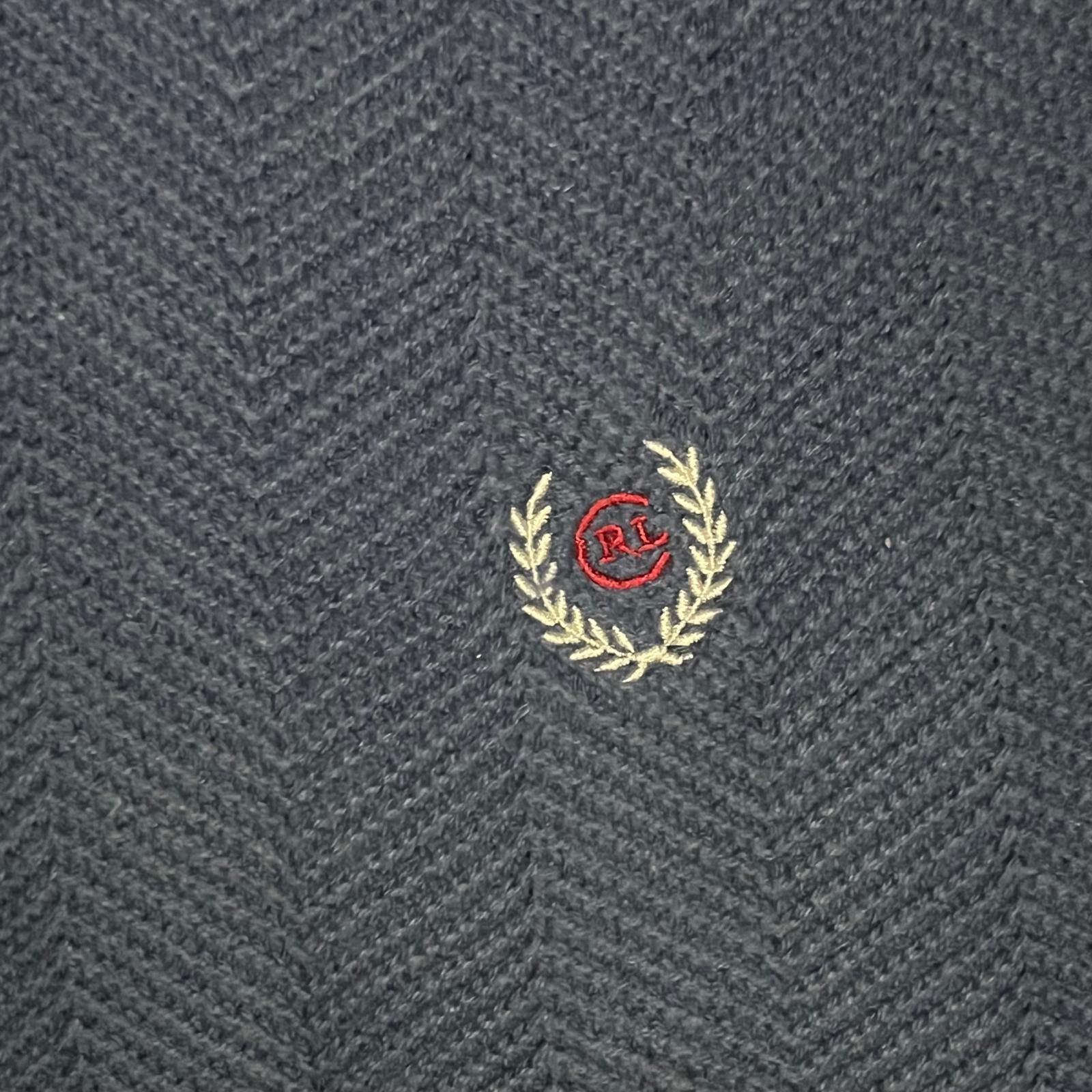 Chaps Ralph Lauren 🔵 Chaps Ralph Lauren 👕 Embroidered Crest Knit Sweater – L Size L / US 10 / IT 46 - 4 Thumbnail