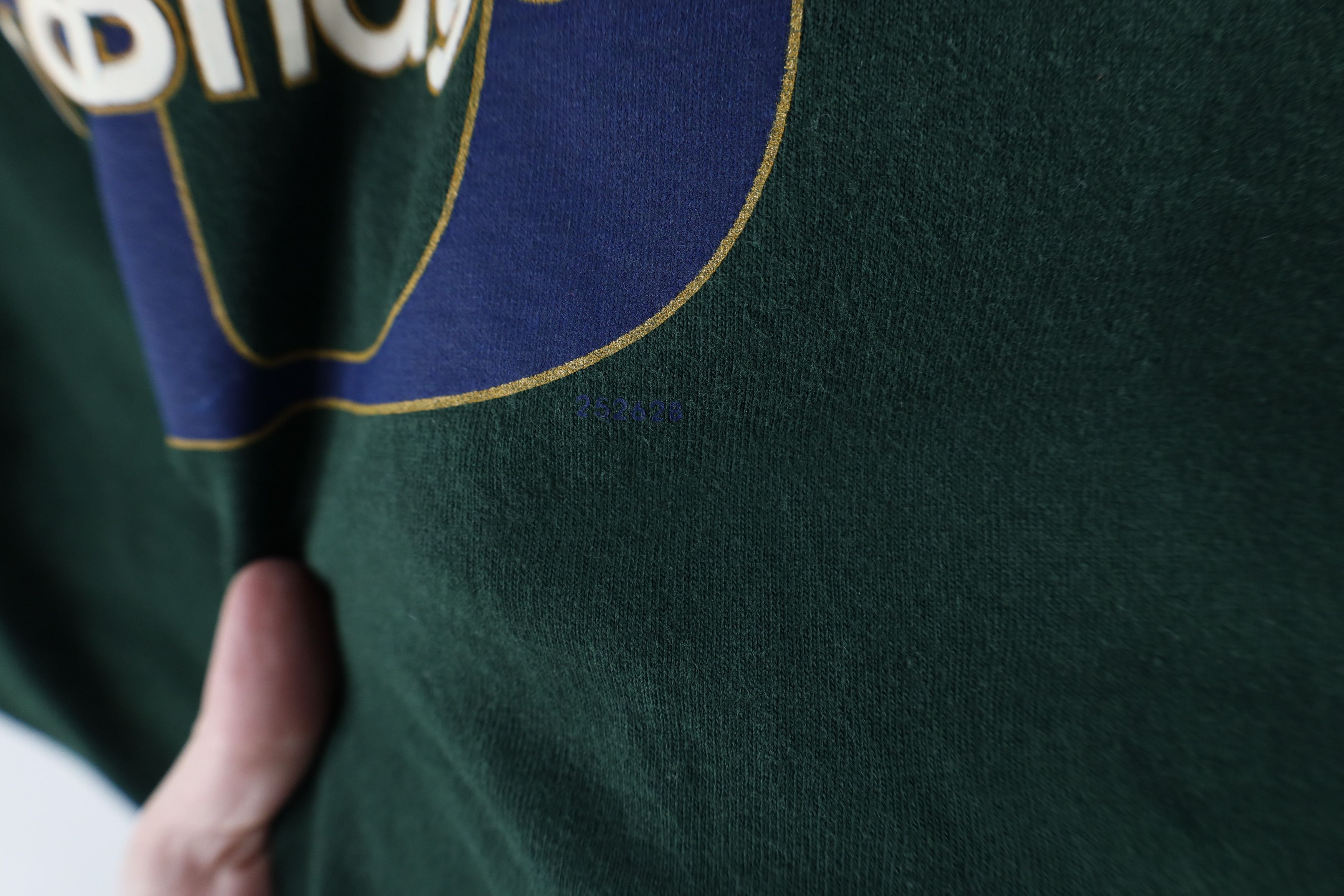 Vintage Vintage 90s Mackinac Bridge Long Sleeve T-Shirt Green Cotton Size US XL / EU 56 / 4 - 8 Thumbnail