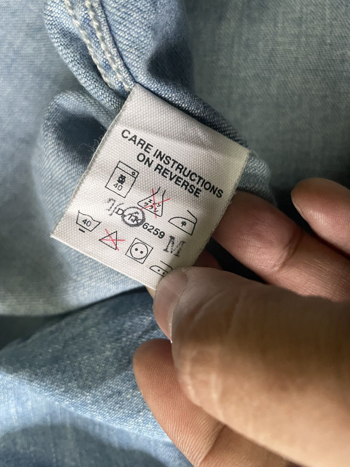 Designer Vintage DKNY Denim Shirt Size US XL / EU 56 / 4 - 11 Thumbnail