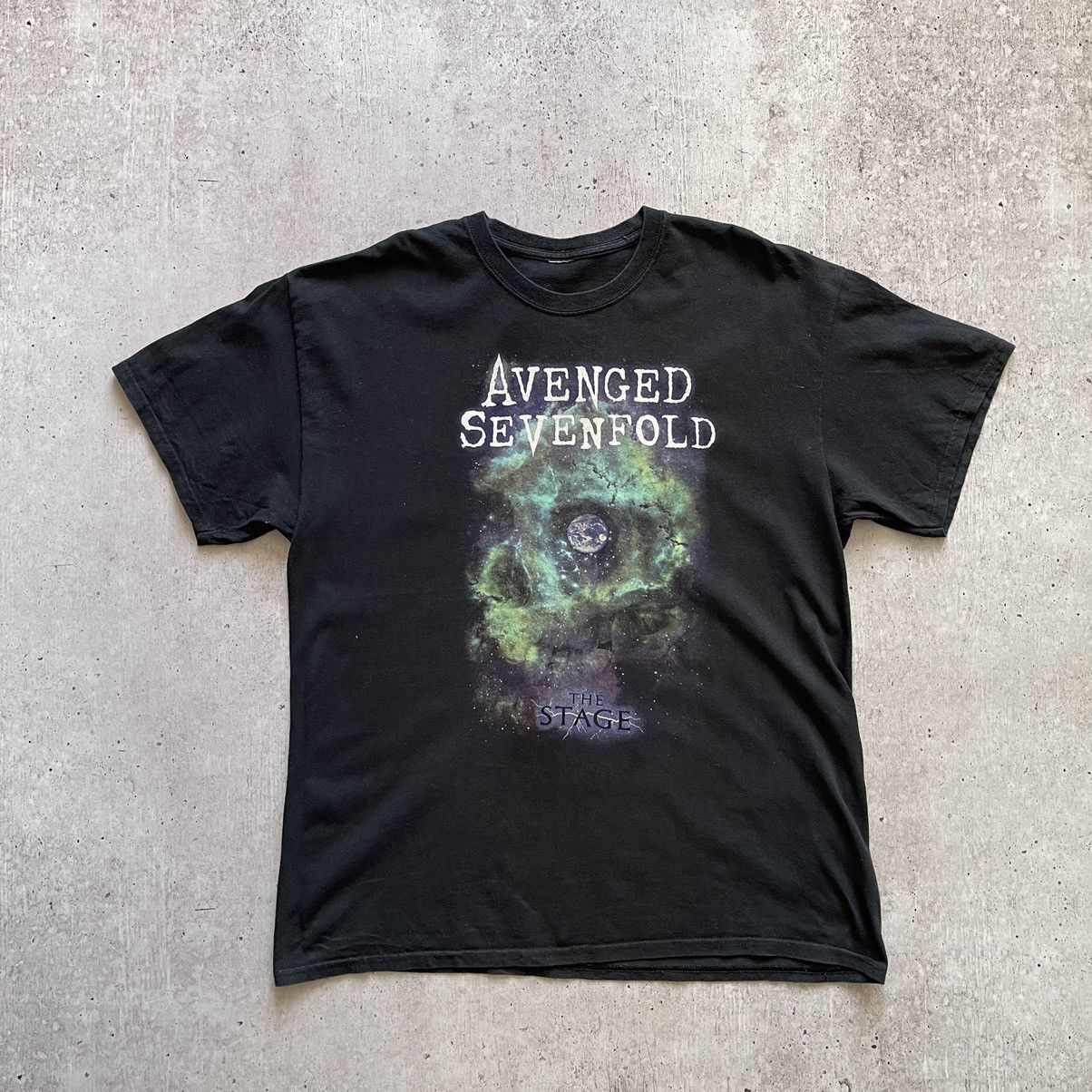Band Tees Vintage Avenged Sevenfold The Stage rock tee Size US XL / EU 56 / 4 - 1 Thumbnail