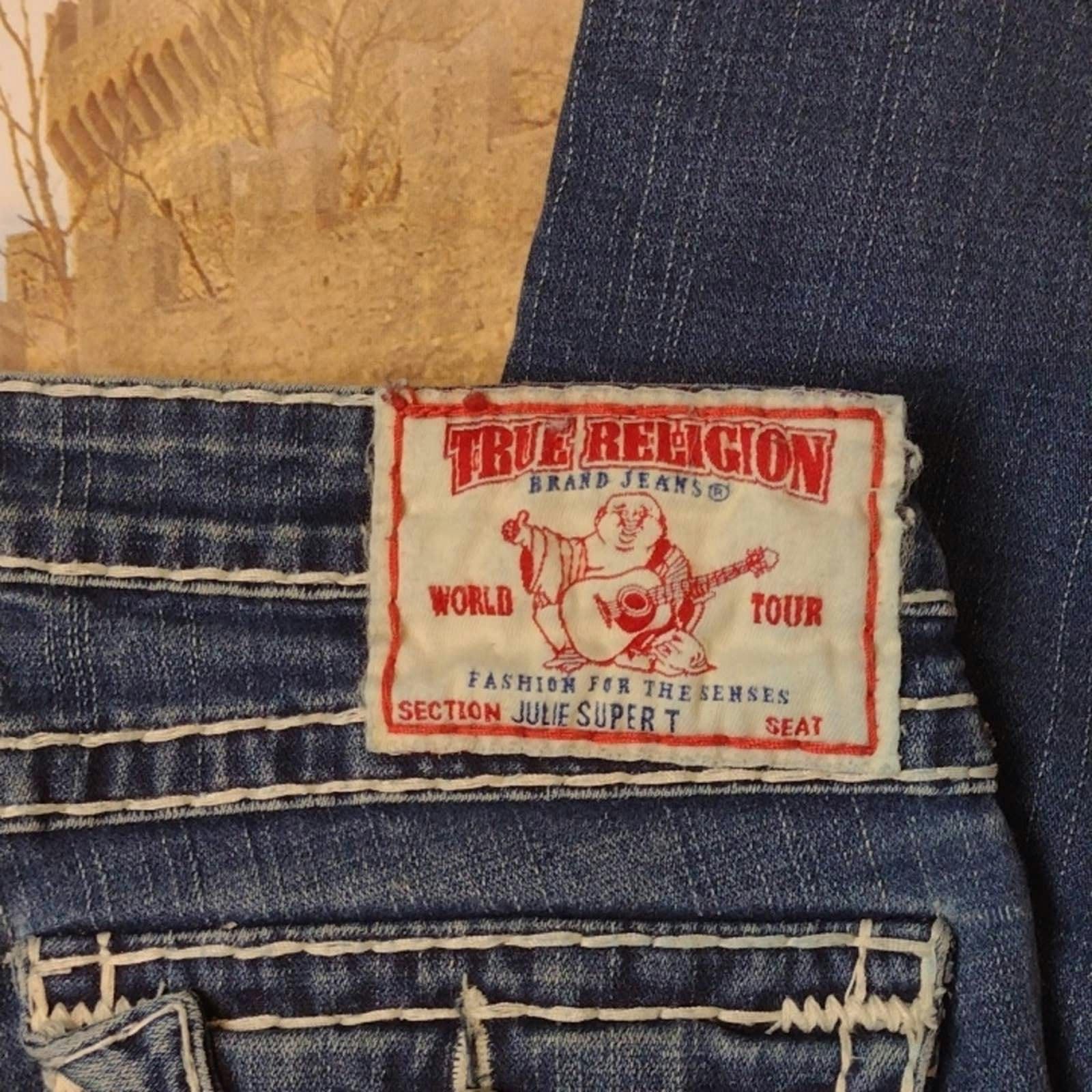 True Religion True religion Julie super t jeans size 31 Size 32" / US 10 / IT 46 - 4 Thumbnail