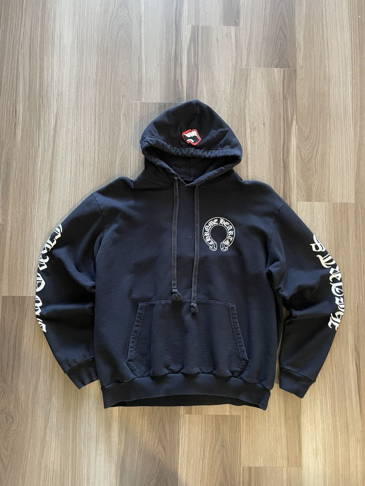 Chrome Hearts Chrome Hearts Matty Boy Shoulder Logo Hoodie Black