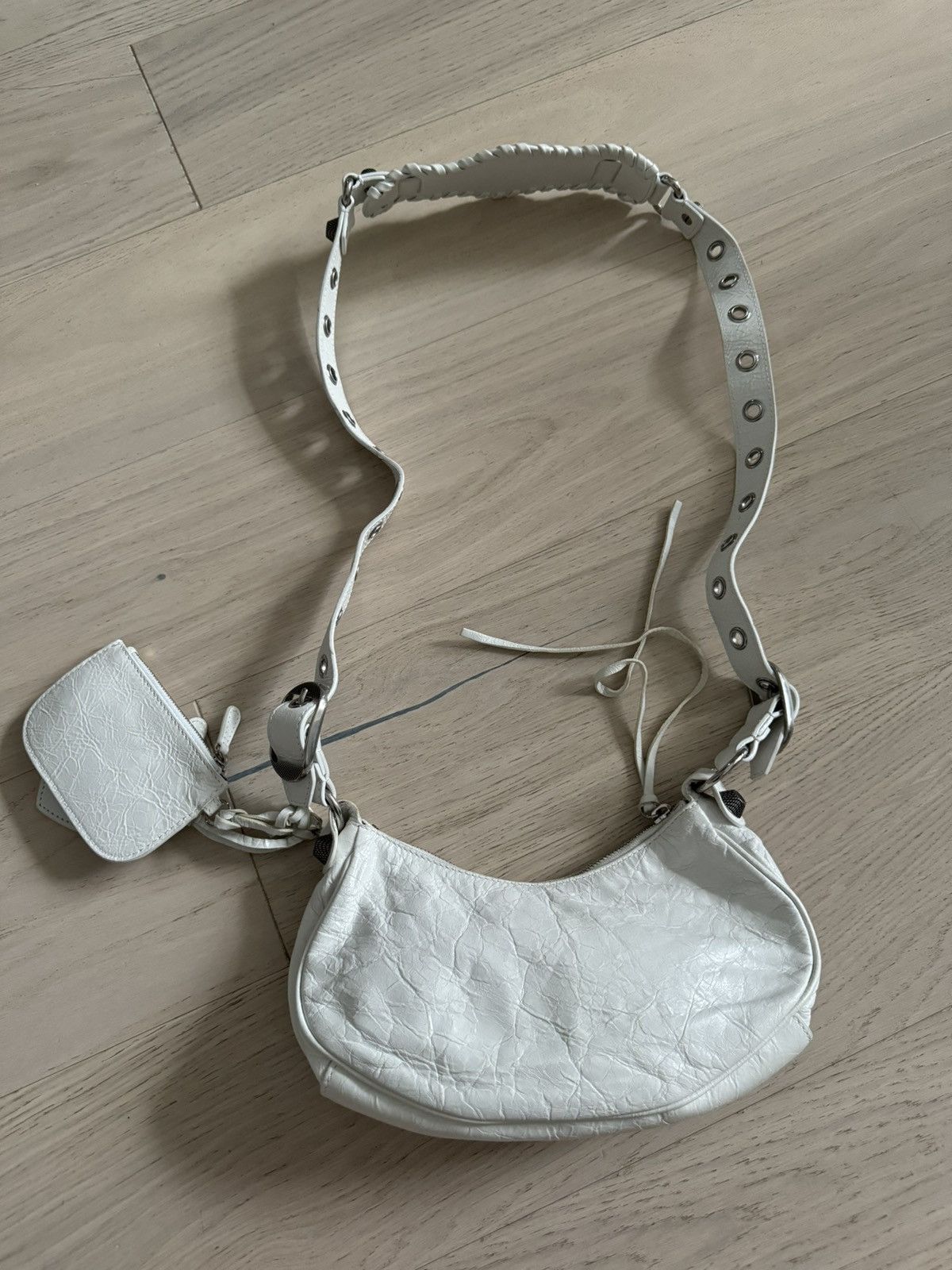 Balenciaga Balenciaga White ‘Le Cagole XS’ shoulder Size ONE SIZE - 4 Thumbnail