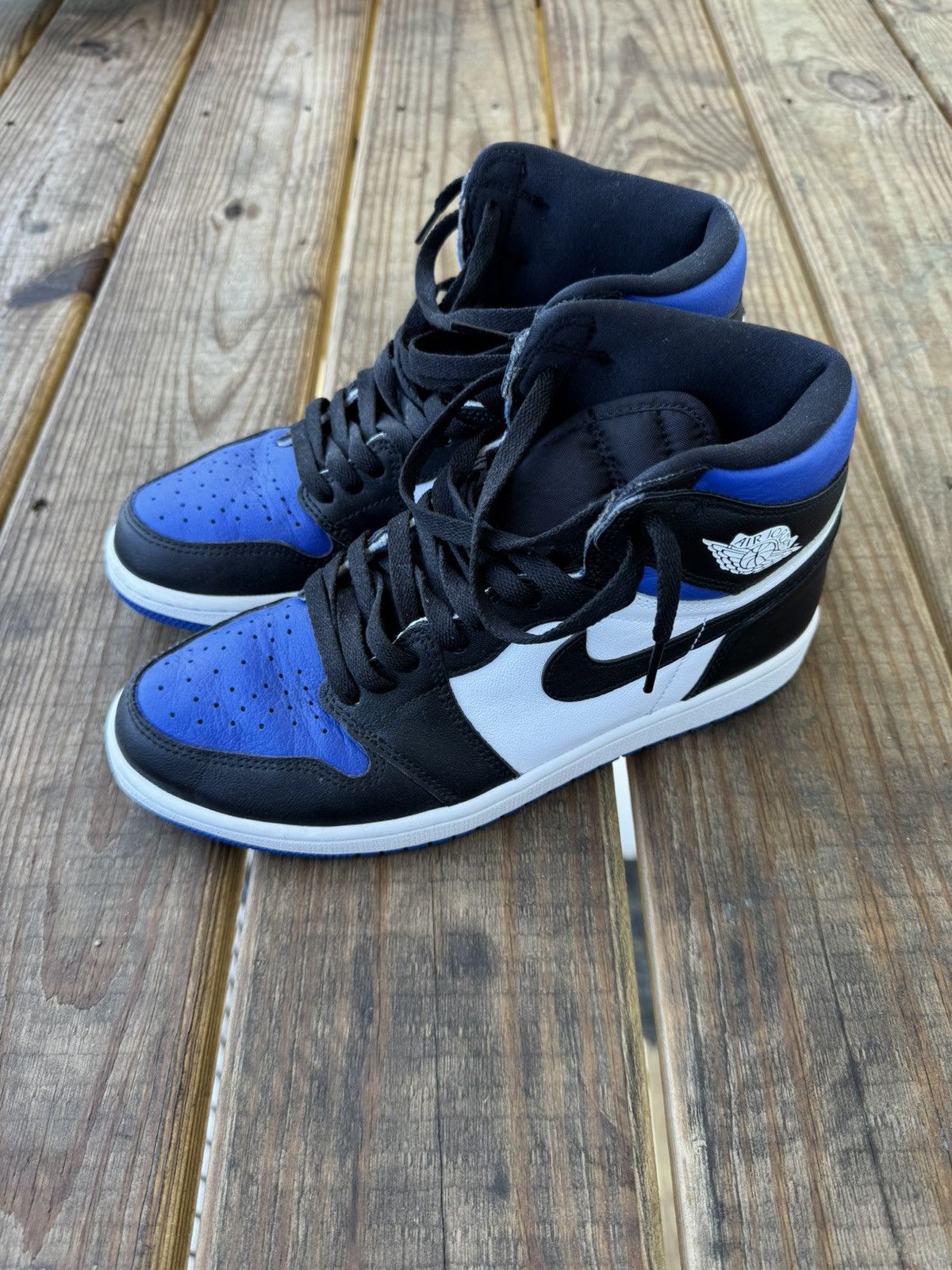 Nike Nike Air Jordan 1 Retro High OG ‘Royal Toe' Size US 9 / EU 42 - 1 Thumbnail