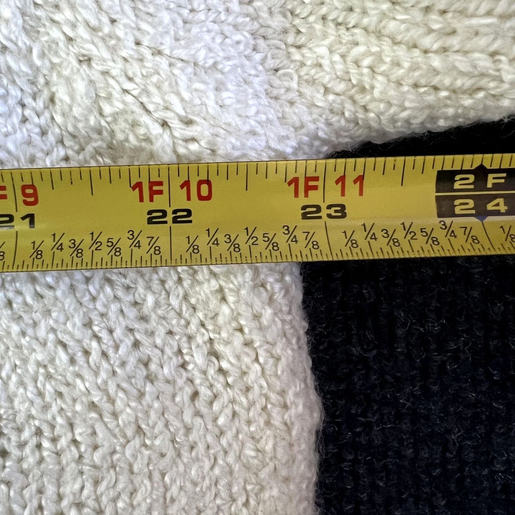 Vintage VINTAGE Workable Separates Sweater Womens 1X White Cable Knit Mock Neck Raglan Size XL / US 12-14 / IT 48-50 - 5 Thumbnail