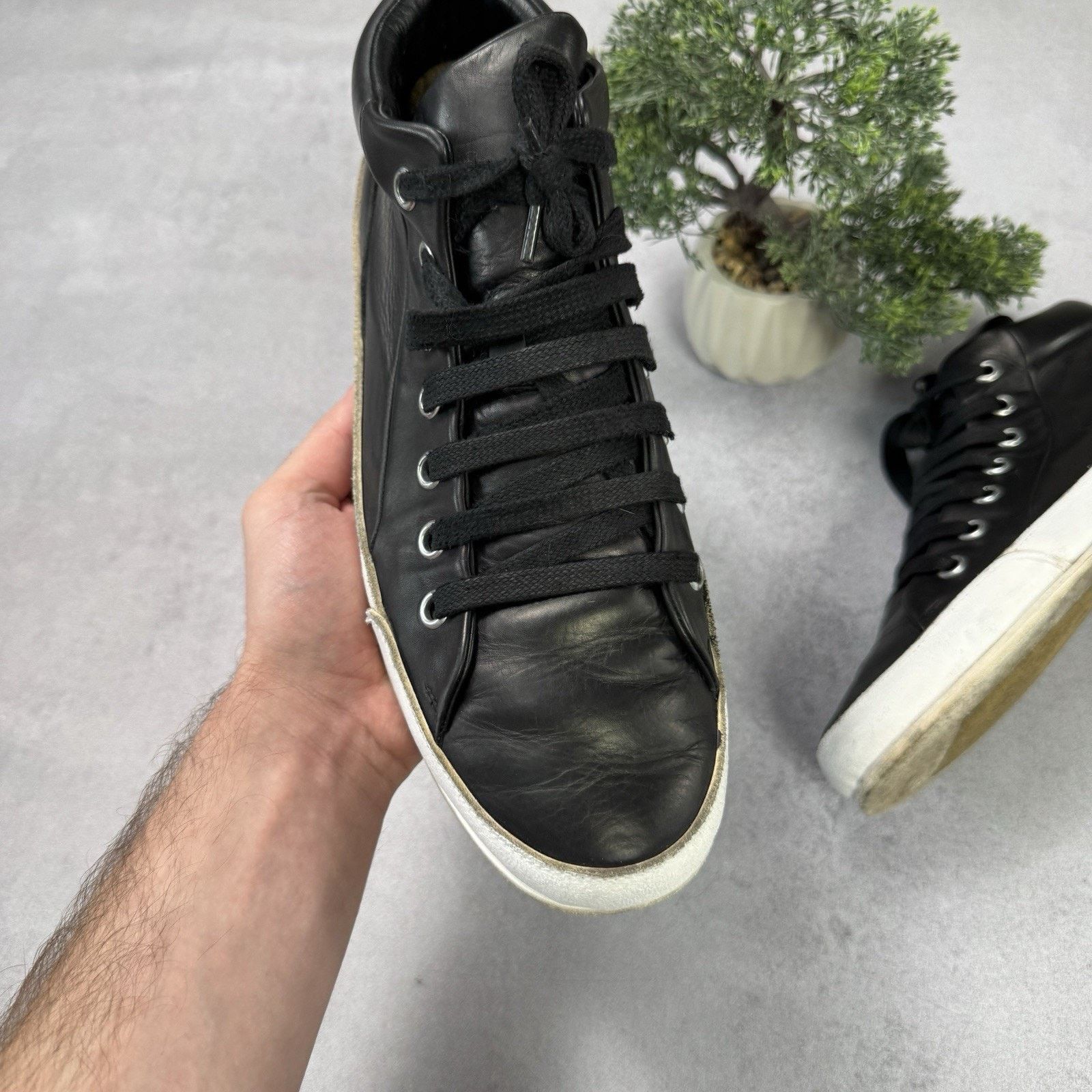 Premiata Premiata Men Midi Top Sneakers Size US 10 43 Leather Size US 10 / EU 43 - 7 Thumbnail