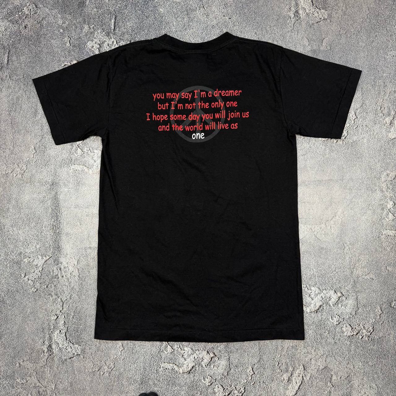 Vintage Vintage 90s John Lennon The Beatles Band T-Shirt Size US M / EU 48-50 / 2 - 2 Thumbnail