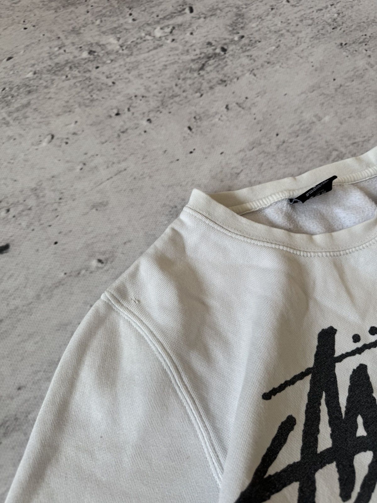 Stussy × Vintage STUSSY DOUBLE LOGO OVERSIZE BAGGY FIT SWEATSHIRT Size US S / EU 44-46 / 1 - 6 Thumbnail