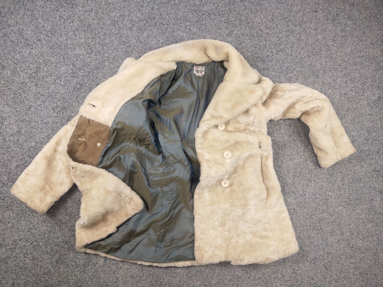 Miss Sixty Vintage Y2K Miss Sixty double-breasted coat Fur Jacket LGB Size L / US 10 / IT 46 - 20 Thumbnail