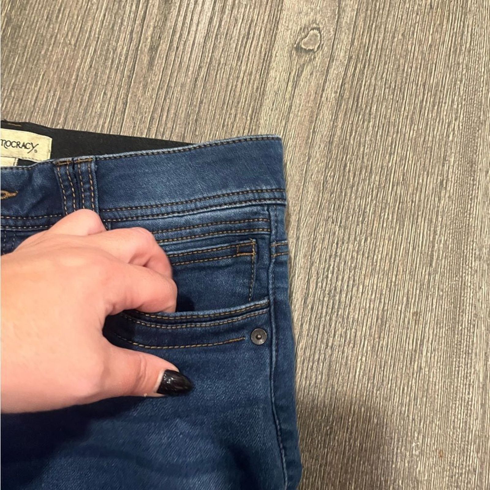 Vintage Democracy Womens Denim Jegging Jeans AB Solution Fly 8 Size 30" / US 8 / IT 44 - 2 Thumbnail