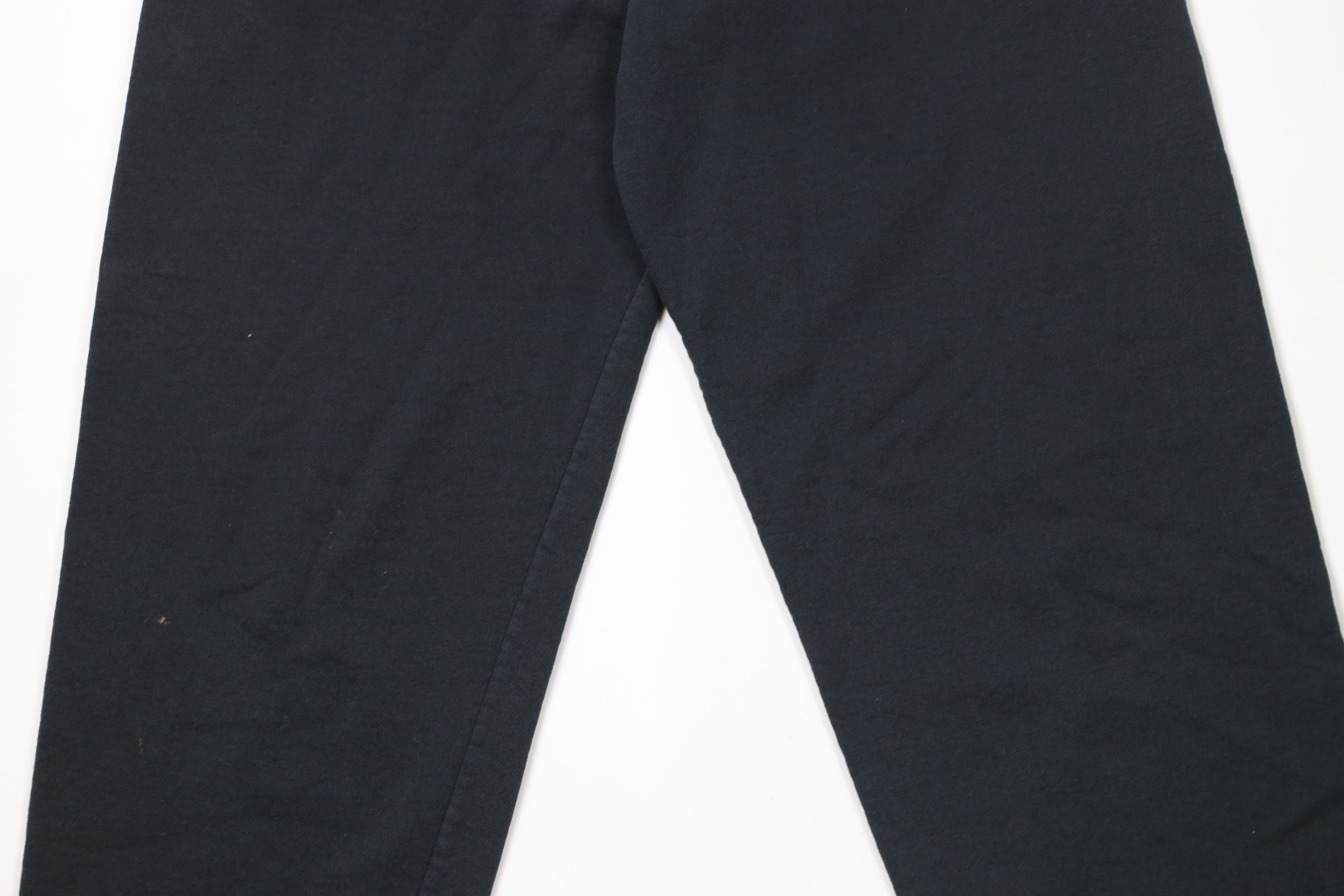 Vintage Vintage 90s Streetwear Blank Sweatpants Pants Black Size US 34 / EU 50 - 3 Thumbnail