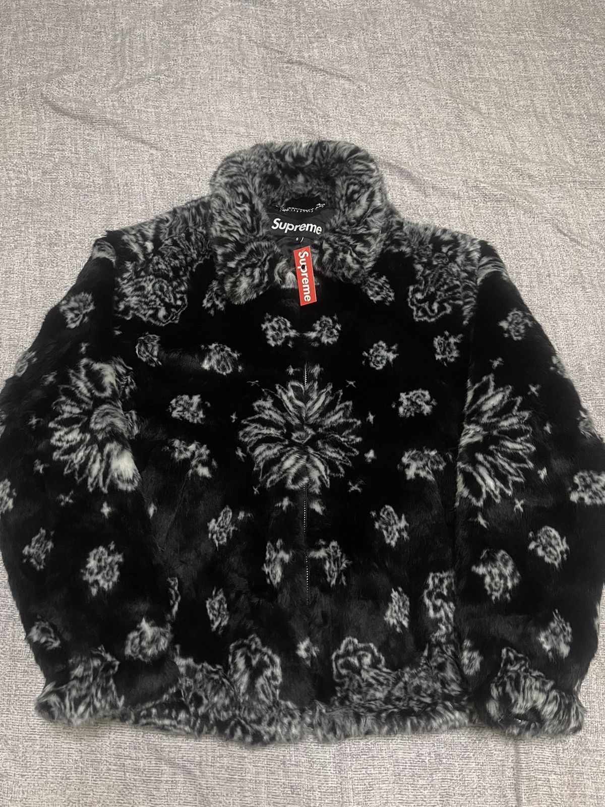 Supreme Supreme bandana faux fur bomber Jacket | Grailed