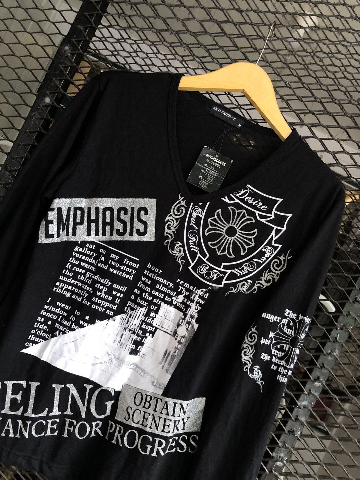Japanese Brand JAPANESE ANTI PRODUCE LONG SLEEVE LIKE CHROME HEARTS STYLE Size US M / EU 48-50 / 2 - 3 Thumbnail