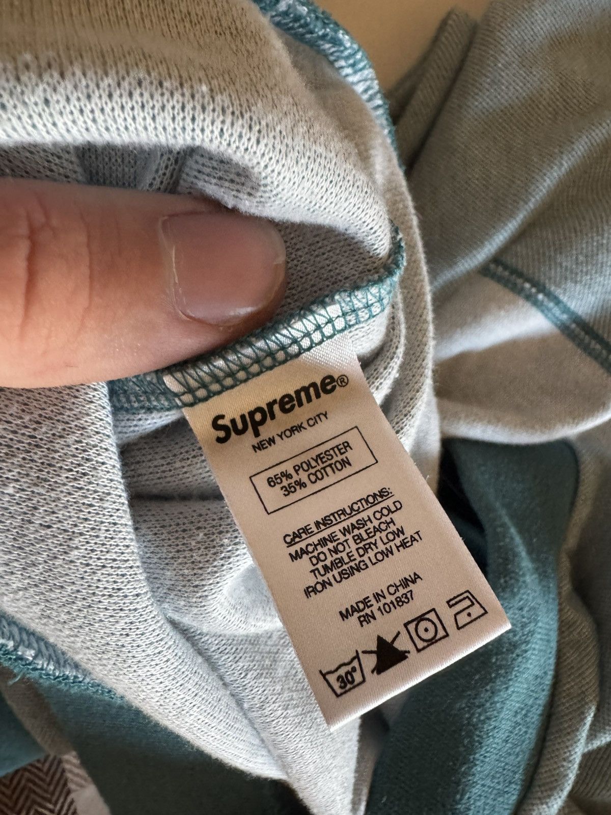 Supreme Supreme crewneck blue Size US M / EU 48-50 / 2 - 5 Thumbnail