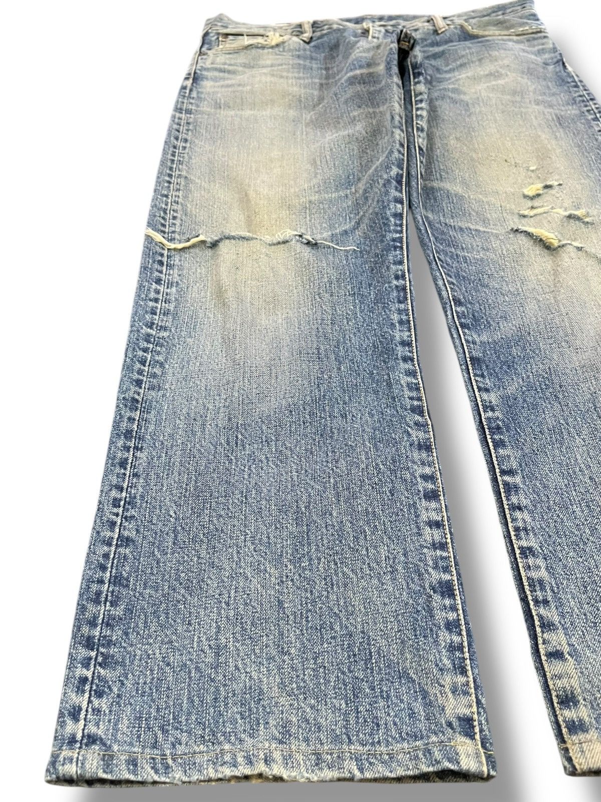 EIGHT-G Vintage Eight G Sakai Japanese Tough Cotton Denim Size US 38 / EU 54 - 4 Thumbnail