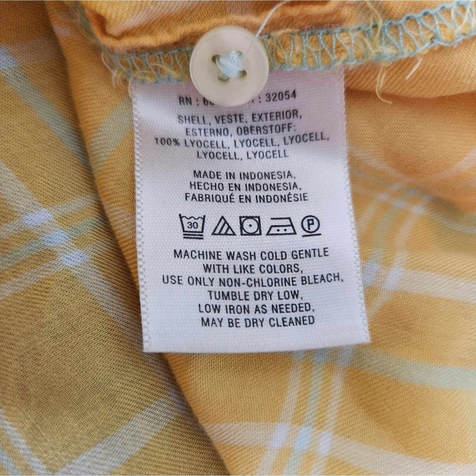 Anthropologie Holding Horses from Anthropologie Yellow Plaid tuck top 2 Size S / US 4 / IT 40 - 8 Thumbnail