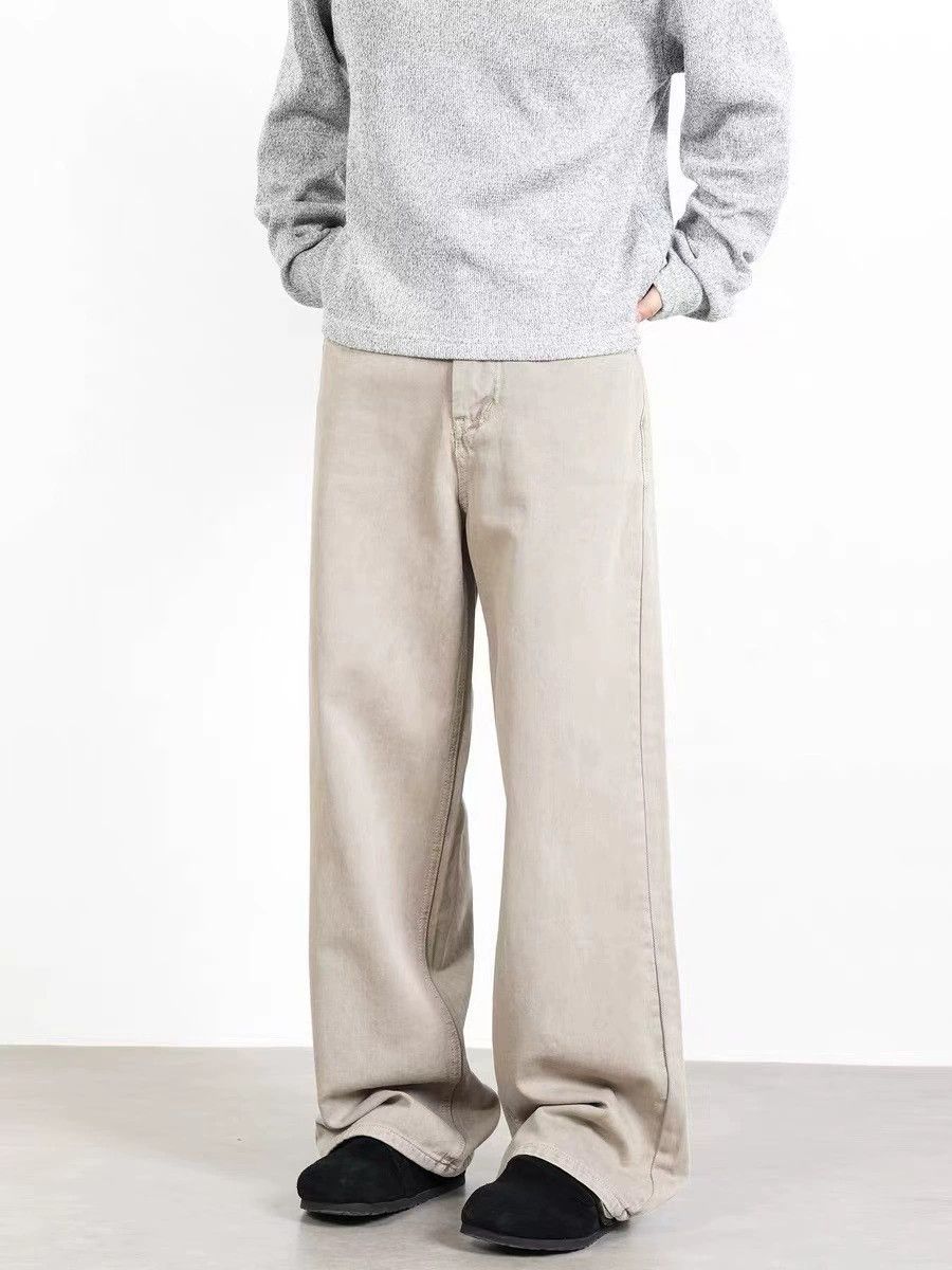 Jean American retro cleanfit washed solid color jeans for men Size US 32 / EU 48 - 3 Thumbnail