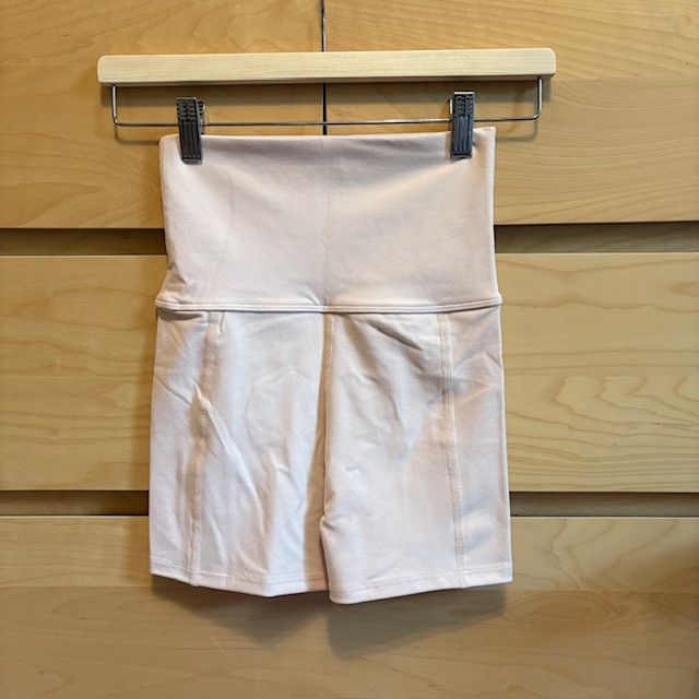 Live The Process Live the Process Geometric Biker Shorts, Pale Pink XS Size 26" / US 2 / IT 38 - 3 Thumbnail