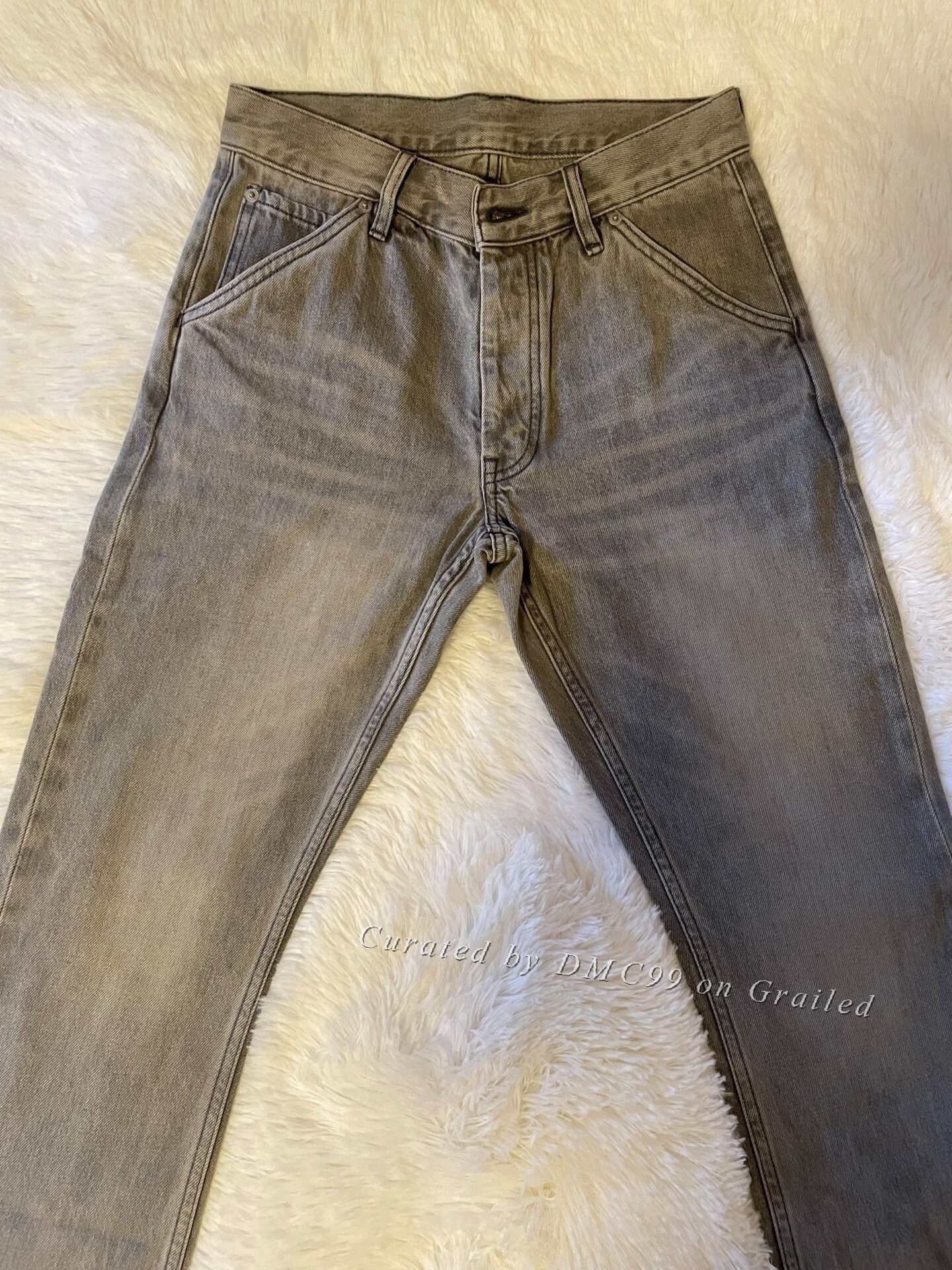 Helmut Lang Helmut Lang 90s Faded Gray Skinny Jeans | Grailed