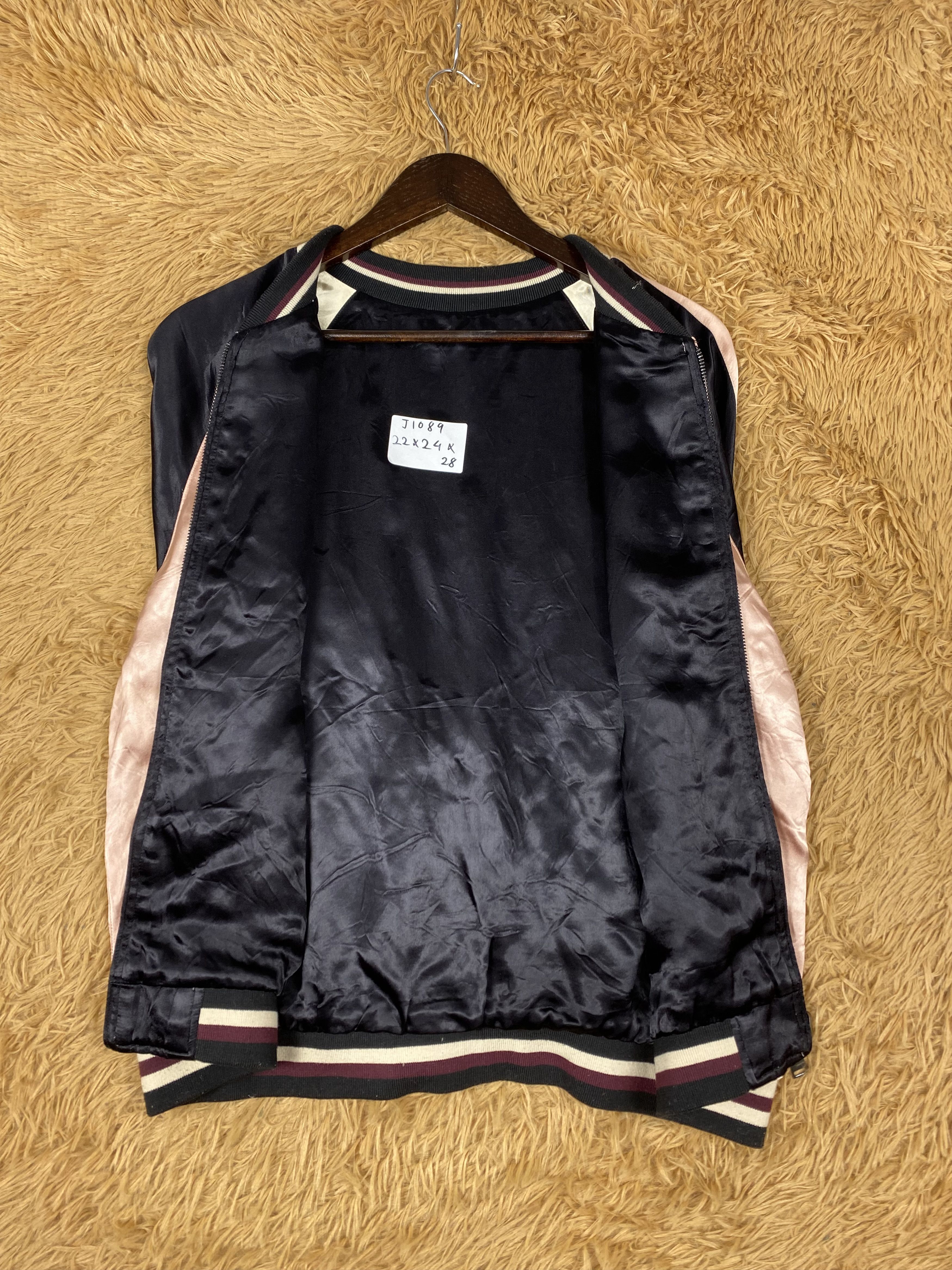 Zara Vintage Zara Sukajan Varsity Jacket DJ1089 Size S / US 4 / IT 40 - 6 Thumbnail