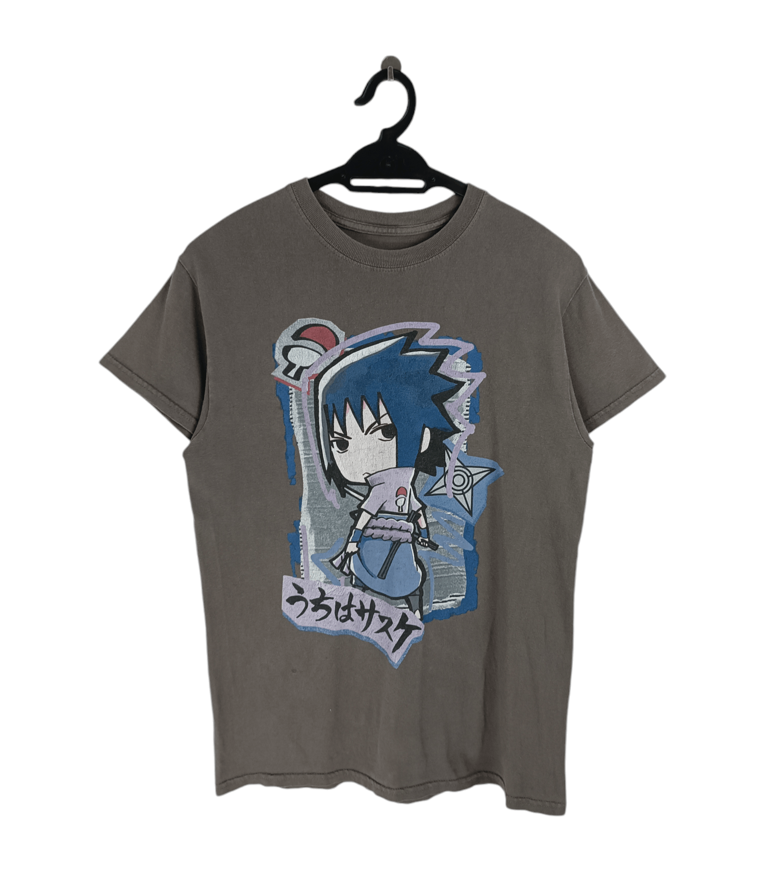 VINTAGE UCHIHA SASUKE CHIBI CUTE DESIGN TEE naruto bleach