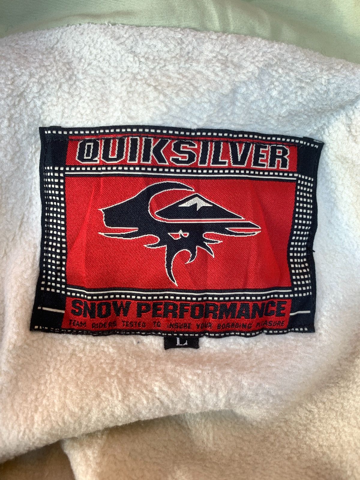 Quiksilver × Vintage 90s quiksilver snowboarding jacket Size US L / EU 52-54 / 3 - 10 Thumbnail