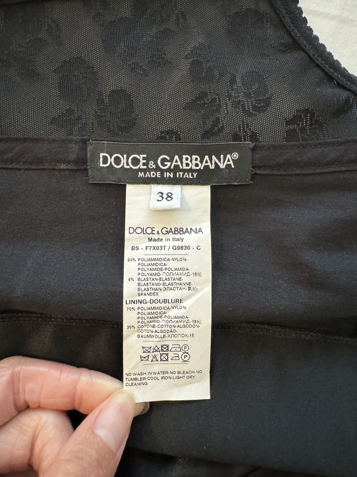 Dolce & Gabbana Dolce & Gabbana cropped corset | IT38 Size XS / US 0-2 / IT 36-38 - 4 Thumbnail