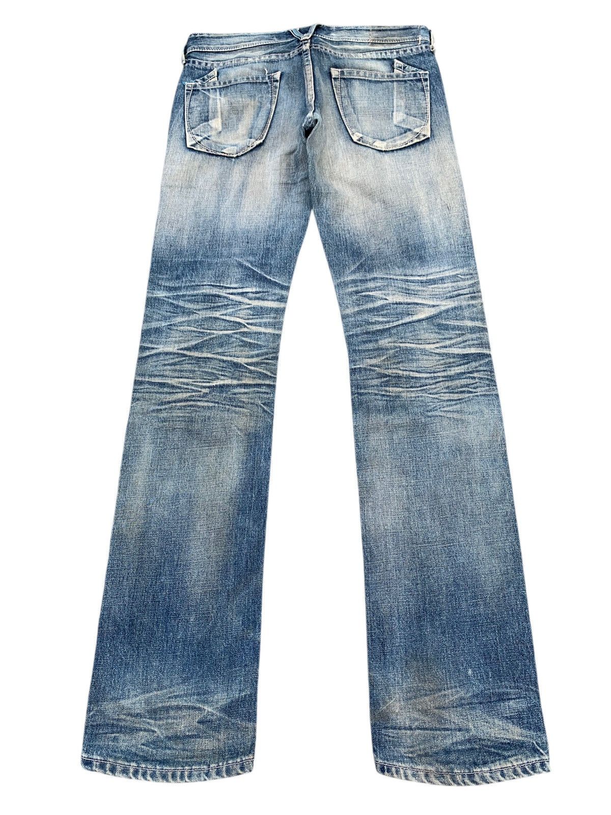 Vanquish VANQUISH GOLD MUDMAX PUNK JAPANESE DISTRESSED DENIM Size US 30 / EU 46 - 4 Thumbnail