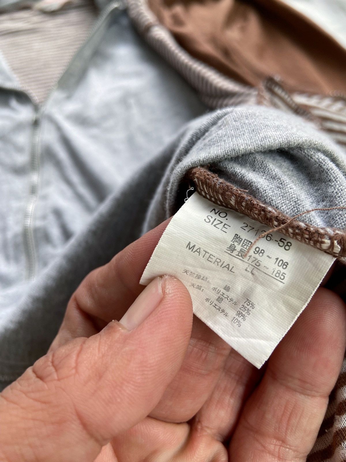 Japanese Brand JAPANESE DOUBLE LAYER ZIP HOODIE yohji yamamoto style Size US L / EU 52-54 / 3 - 16 Thumbnail