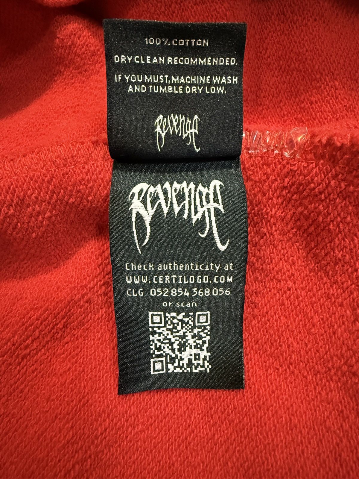 Revenge XXXTentacion x Revenge X Kill Outline Hoodie Red Size US M / EU 48-50 / 2 - 17 Thumbnail