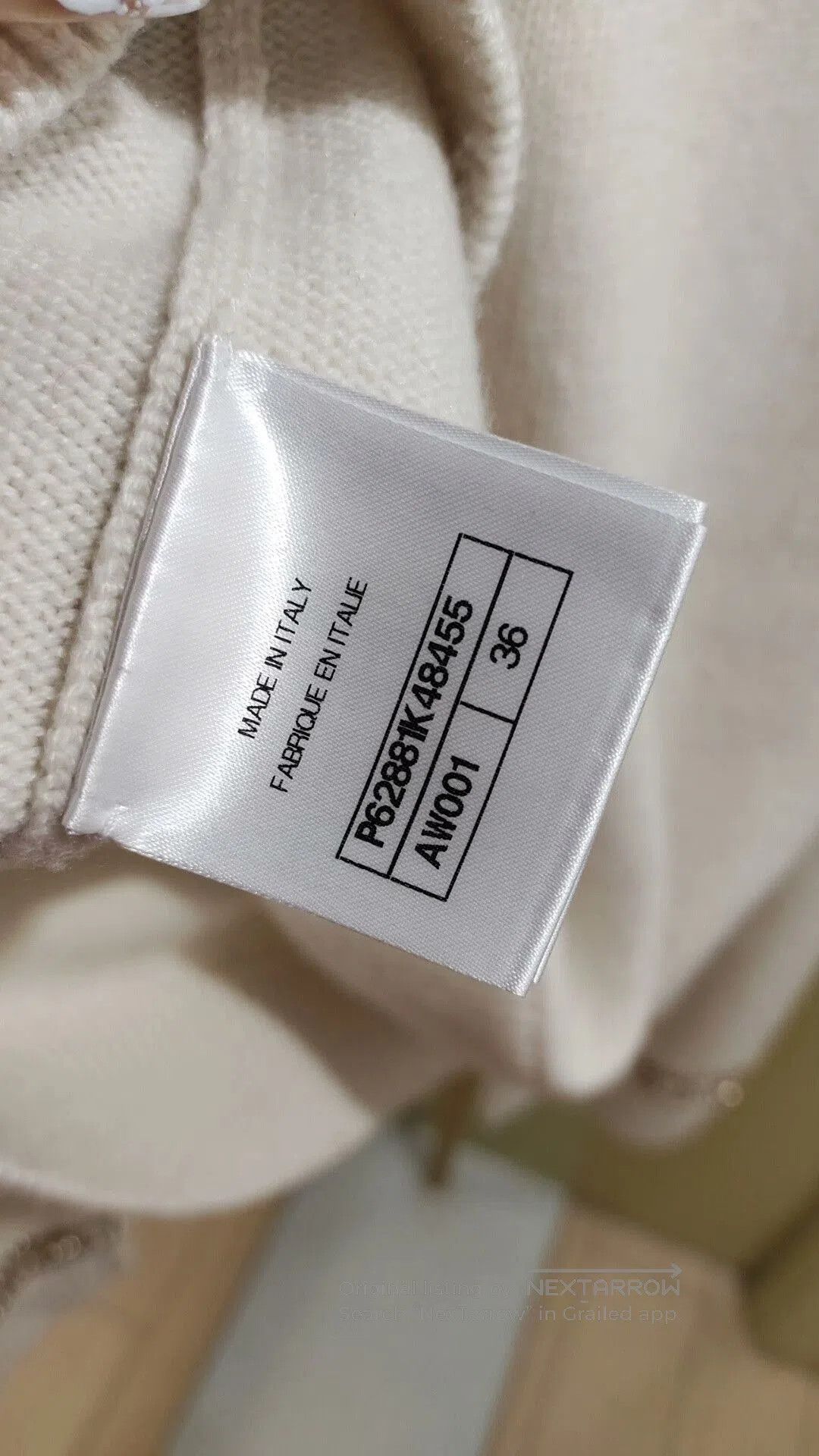 Chanel Chanel Beige Knit Off-Shoulder Top. Size M / US 6-8 / IT 42-44 - 5 Thumbnail