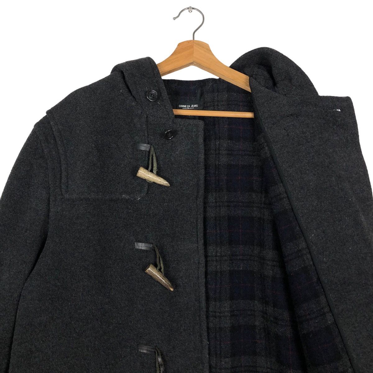 Japanese Brand 🔥90’s Long Jacket Wool Comme Ca Ism Japan Issey Miyake Size US M / EU 48-50 / 2 - 10 Thumbnail