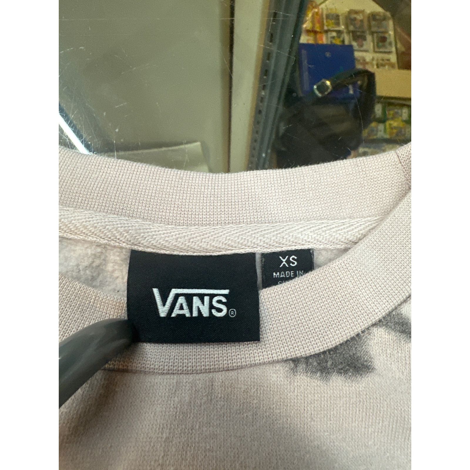 Vans Vans Pink and Black Crew Neck Sweater Size US XS / EU 42 / 0 - 3 Thumbnail