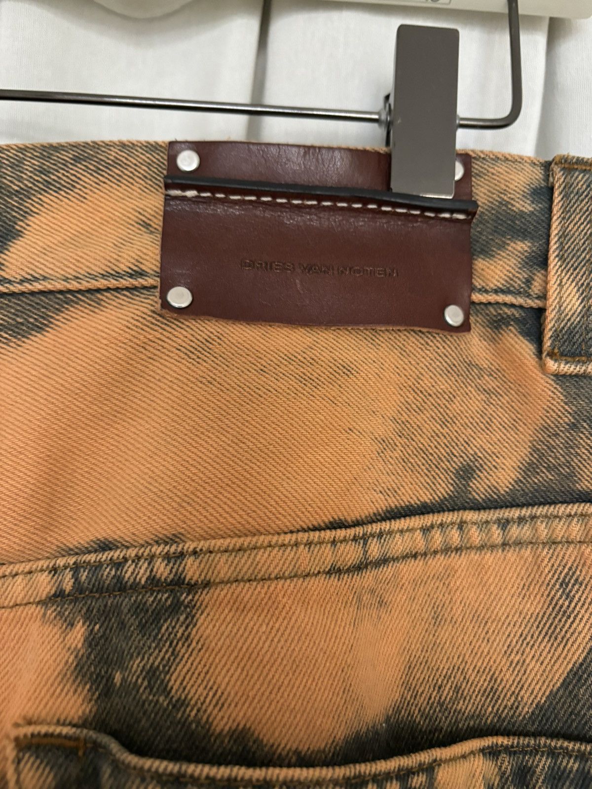 Dries Van Noten Dries Van Noten brown denim in size 31 Size US 31 - 4 Thumbnail