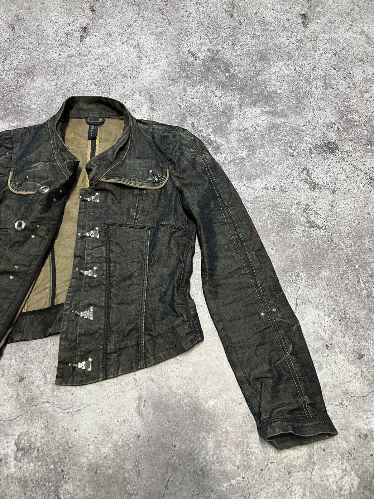 Hysteric Glamour 00s Napoleon Military Jacket Gothic YSL PPFM Balmain Vibe Size M / US 6-8 / IT 42-44 - 4 Thumbnail