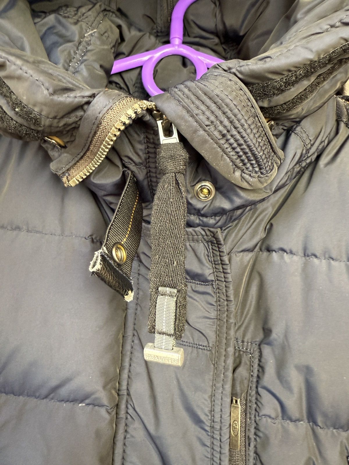 Parajumpers Parajumpers Puffer Down Jacket Super Lightweight Beige Logo Size XS / US 0-2 / IT 36-38 - 10 Thumbnail