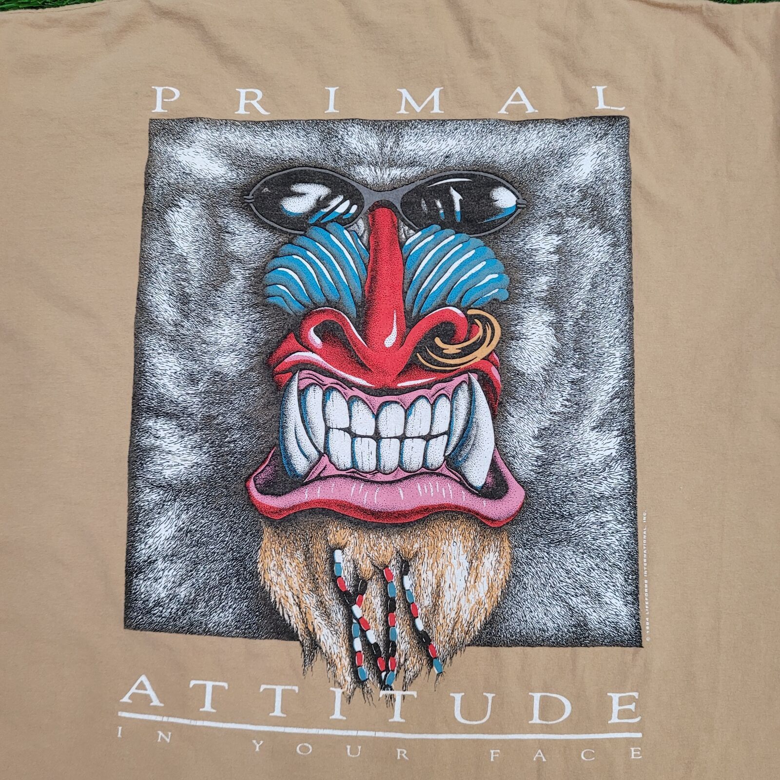 Other VTG Primal Attitude Rasta Baboon Shirt XL 23x30 USA 90s Size US XL / EU 56 / 4 - 2 Thumbnail