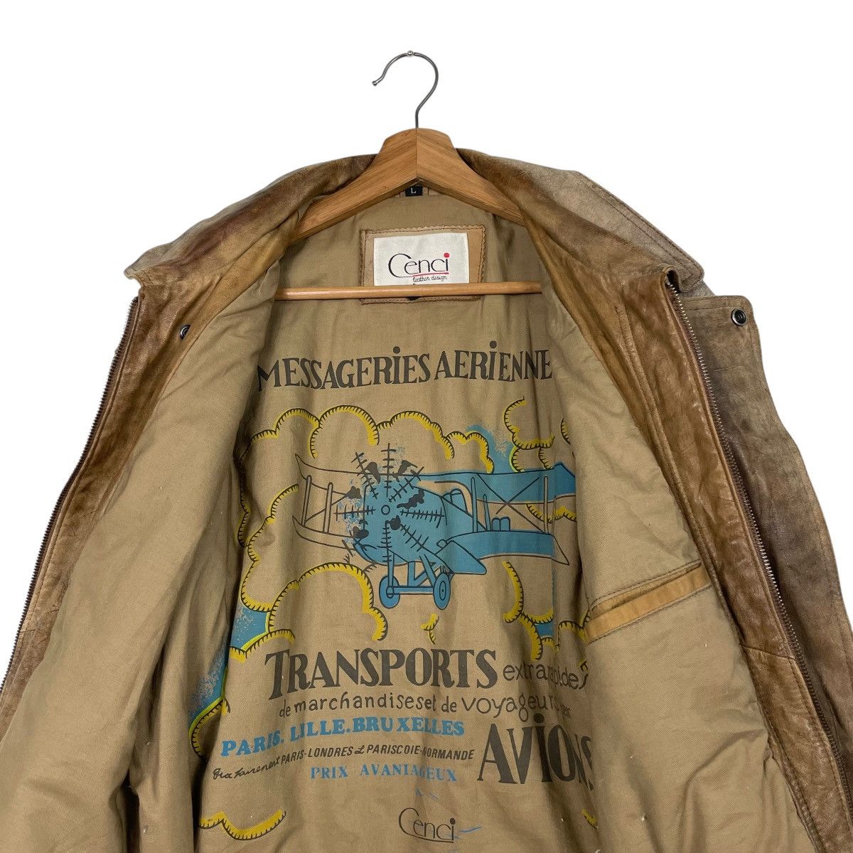 Other Cenci Leather Jacket Size US L / EU 52-54 / 3 - 12 Thumbnail