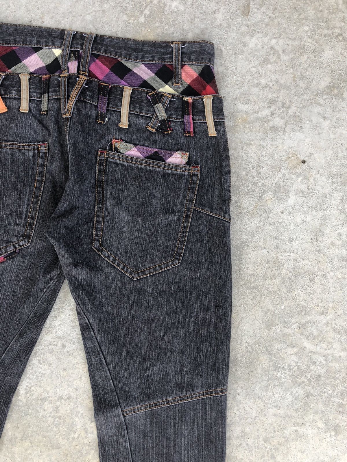 Hysteric Glamour Japanese Nylaus Double Waist Distressed Jeans Size US 30 / EU 46 - 10 Thumbnail