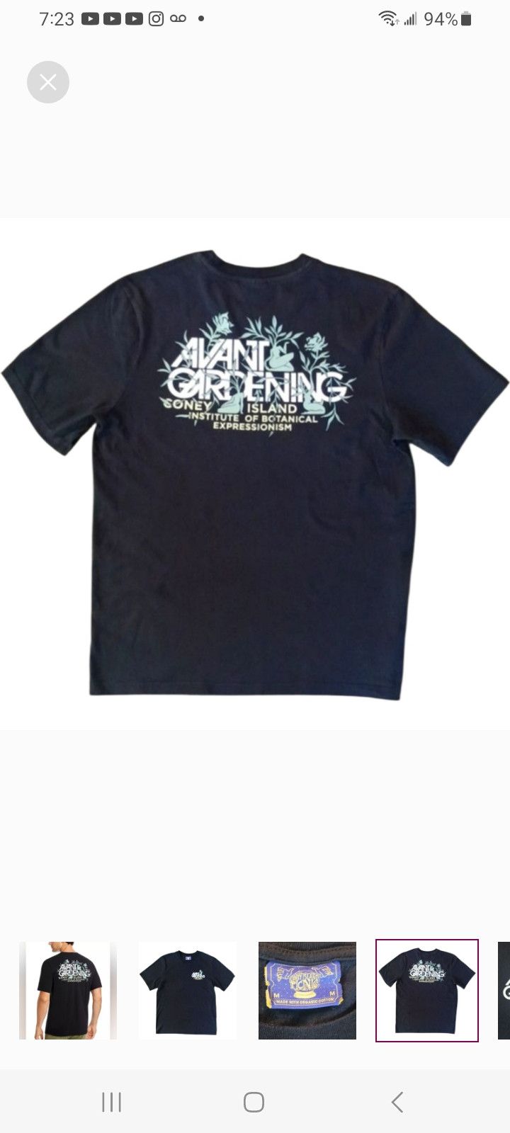 Other CONEY ISLAND PICNIC 'Avant Gardening' Long-Sleeve T-Shirt Size US M / EU 48-50 / 2 - 4 Thumbnail