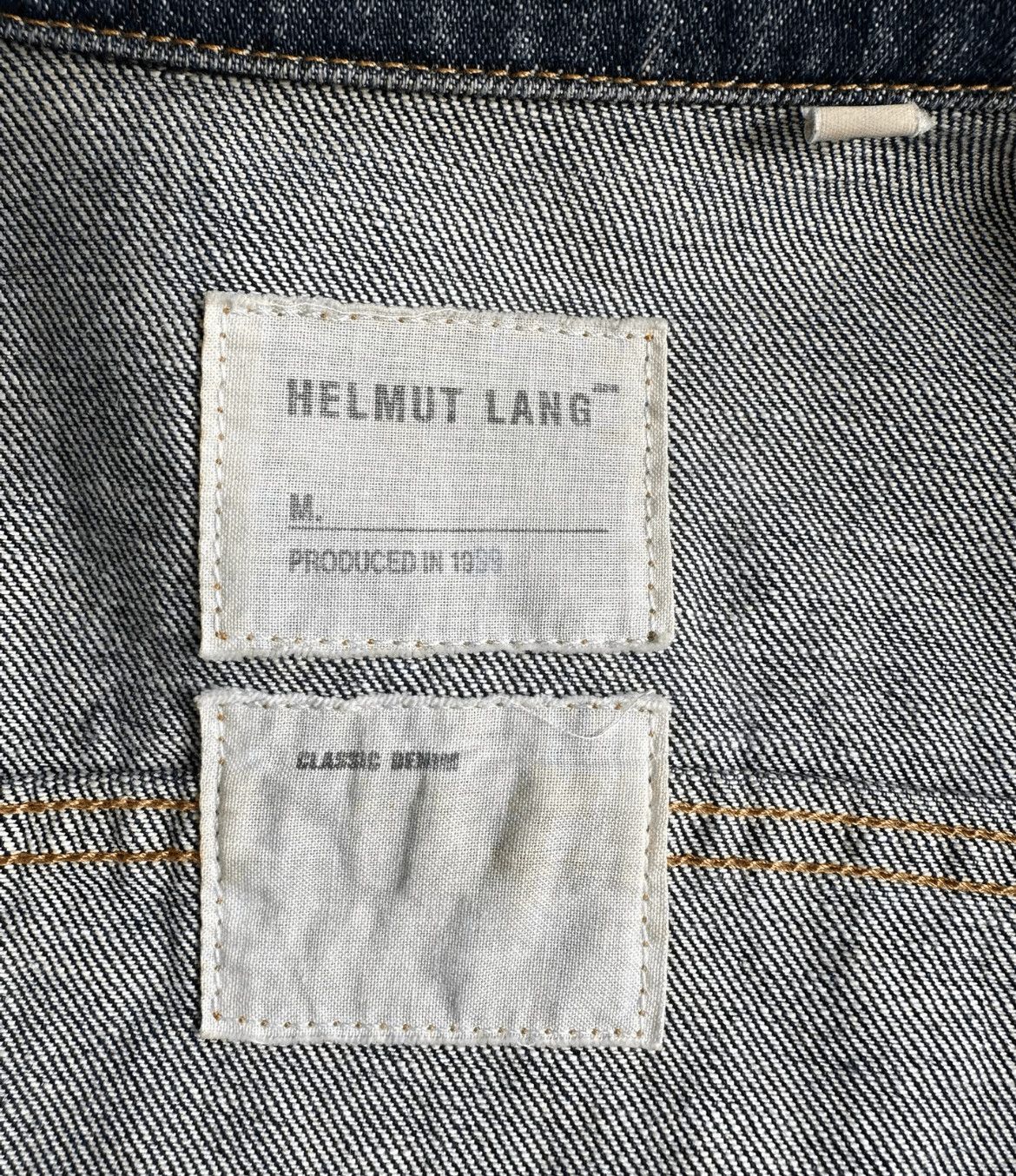 Helmut Lang Sz 46 Helmut Lang 99SS Classic Raw Denim Size US S / EU 44-46 / 1 - 4 Thumbnail