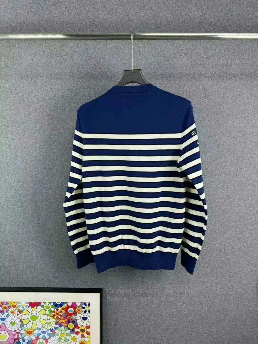 Givenchy givenchy blue striped knit sweater size small. Size US S / EU 44-46 / 1 - 2 Thumbnail