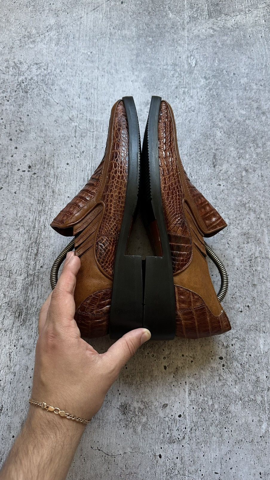 J.M. Weston J.M. Weston Very Rare Vintage Alligator Leather Formal Shoes Size US 8 / EU 41 - 19 Thumbnail