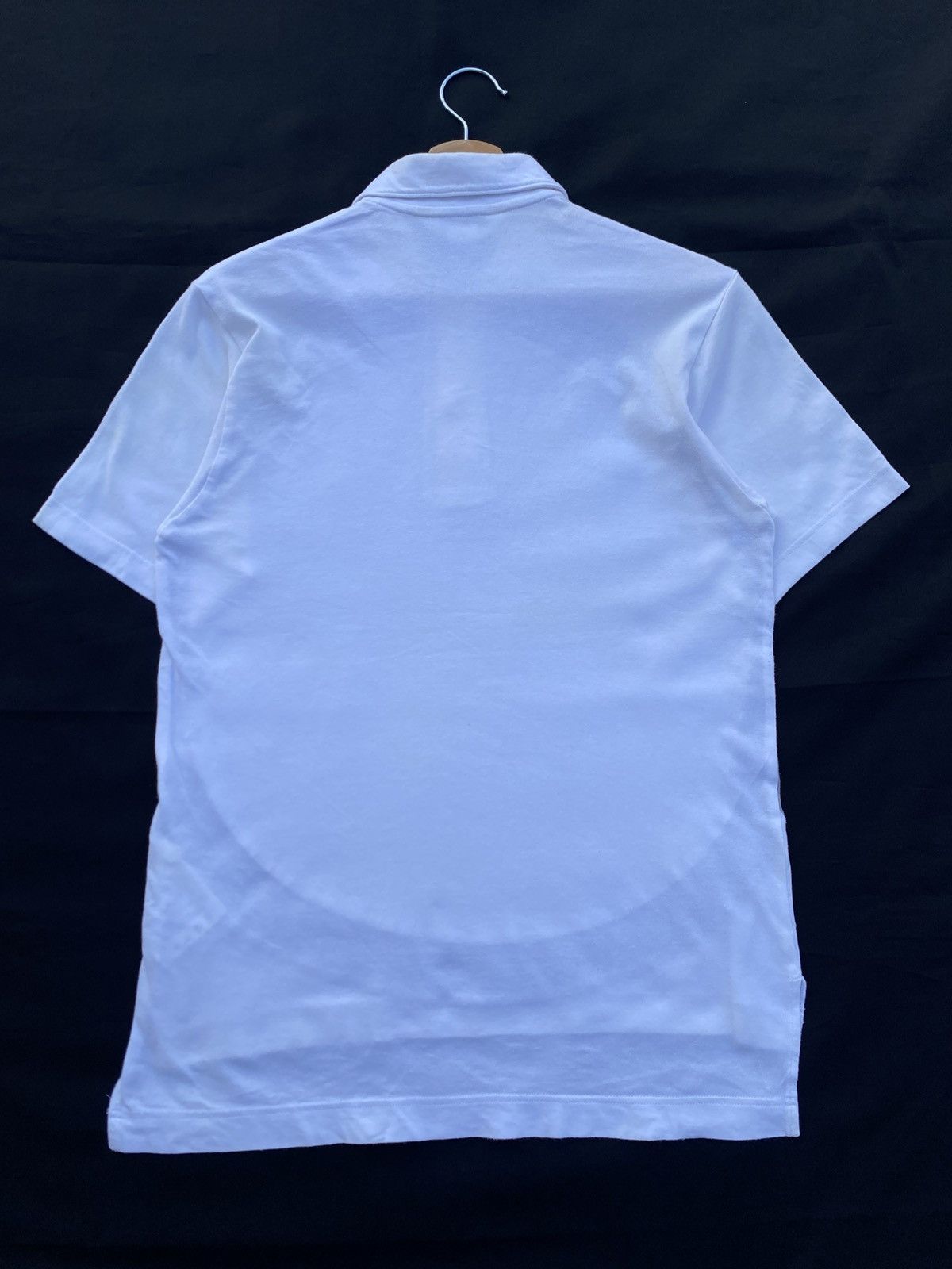 Comme des Garcons Rare Design Comme Des Garcons White Polo Shirt Size US S / EU 44-46 / 1 - 18 Thumbnail
