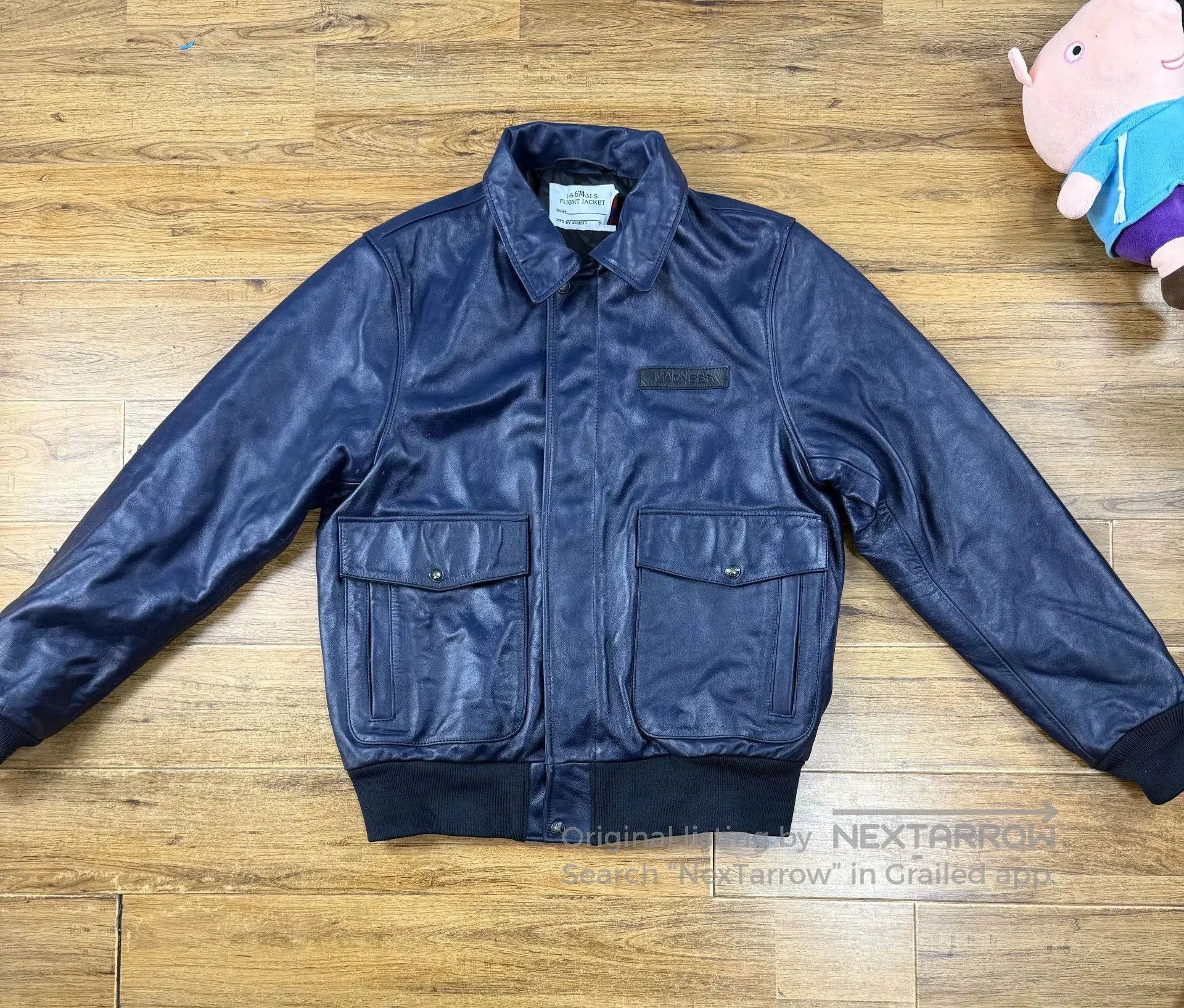 Schott Schott NYC A2 Flight Jacket Heavyweight Leather. Size US XS / EU 42 / 0 - 2 Thumbnail