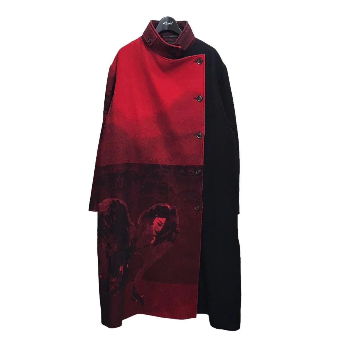 Yohji Yamamoto YOHJI YAMAMOTO pour homme 18AW right front dress coat Size US M / EU 48-50 / 2 - 1 Thumbnail